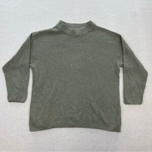 Free People Beach Light Green Knit Sweater Size Small